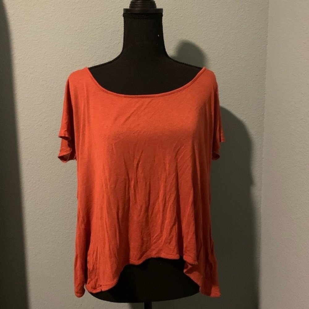 2/$13 Forever 21 orange rust top
